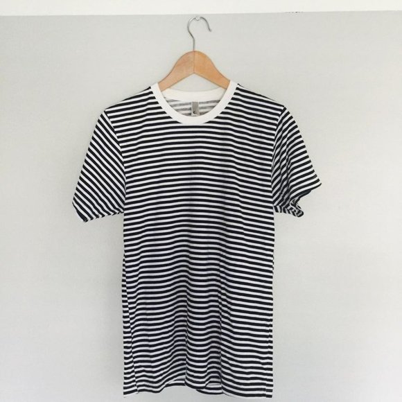 NWOT American Apparel 50/50 striped shirt - Picture 1 of 1